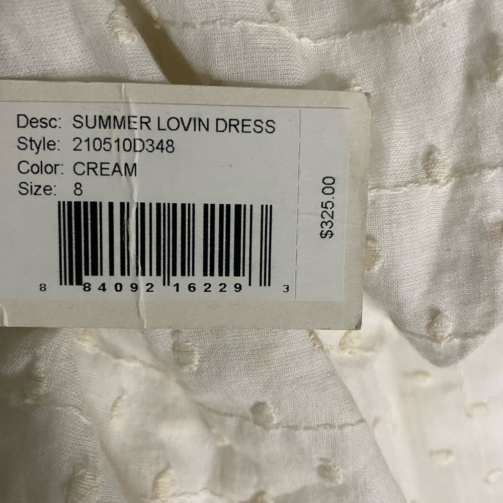 Rebecca Taylor White dress Asymmetrical Ruffled Sundress mini - Picture 8 of 13